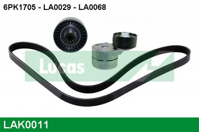 LUCAS ENGINE DRIVE lak0011 -  Поликлиновой ременный комплект